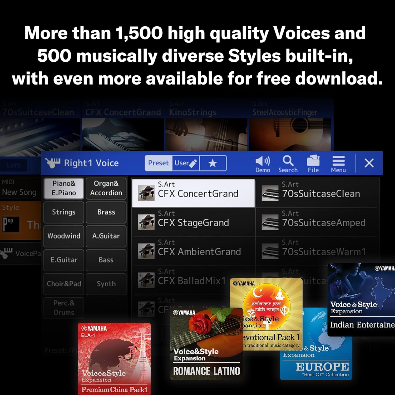 Yamaha 61-Key Arranger Keyboard with Premium Sound, Live Control Knobs and Included Content PSRSX920