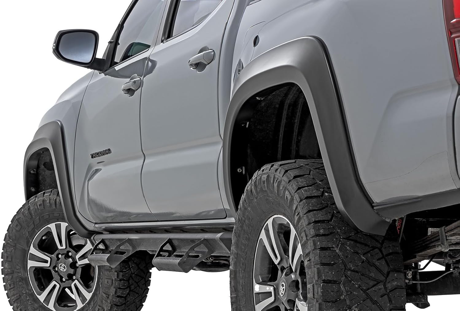 Rough Country Sport Style Fender Flares for Toyota Tacoma (2016-2023) - Durable ABS Flares, 1