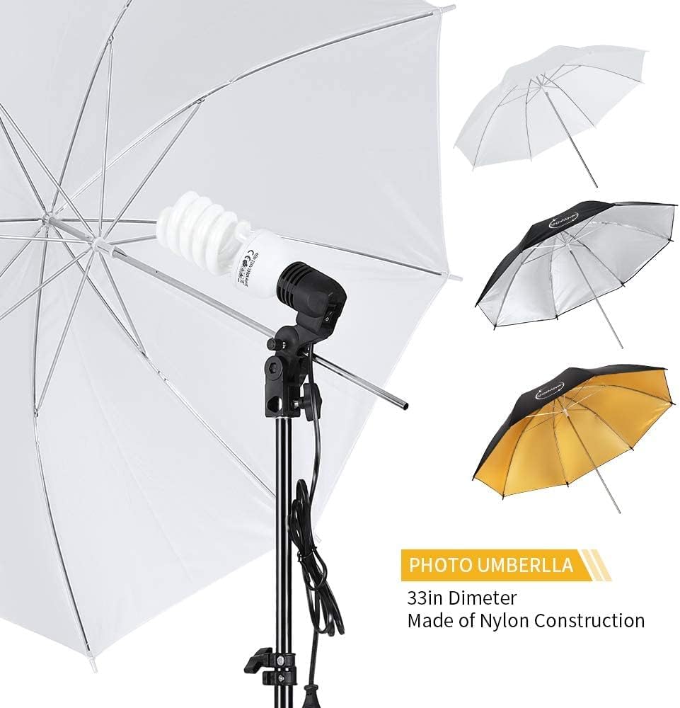 Photography Lighting Kit, Softbox Lighting Kit with Photo Backdrop for Product Photography, Portrait photography, Video Shooting Photography
