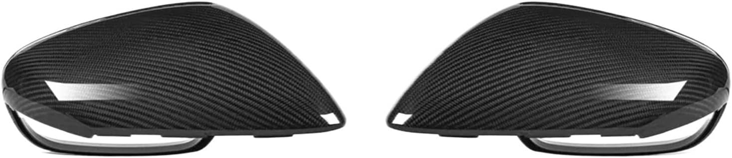 Dry Carbon Fiber Rearview Side Wing Rear View Mirror Caps Gloss Compatible for 911 Taycan Series 992 9J1 LHD Car Tuning Accessories