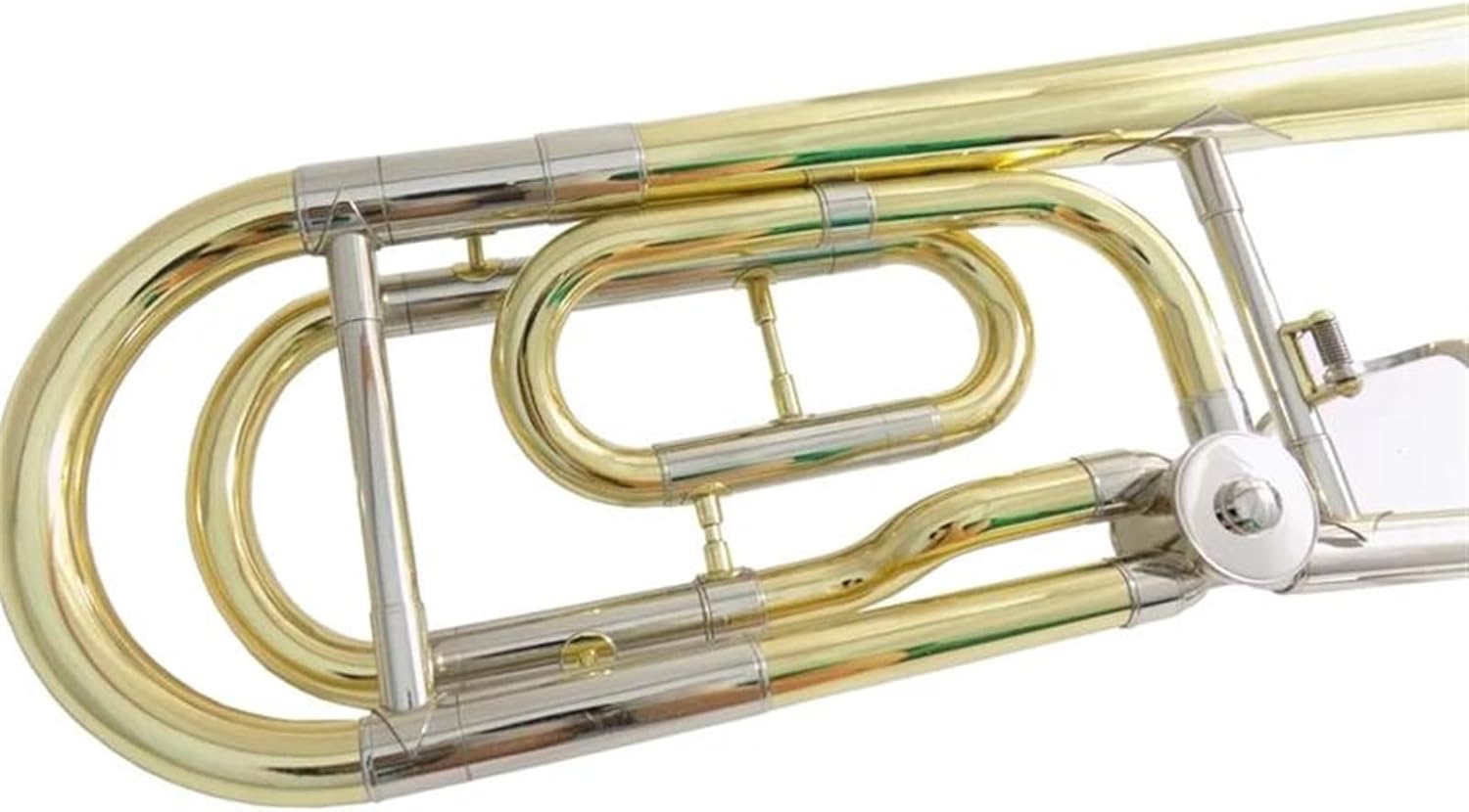Professionals euphonium B Flat Slide Trombone Musical Instruments with Case Mouthpiece Yellow Brass Body Lacquer Silver Nickel Plated