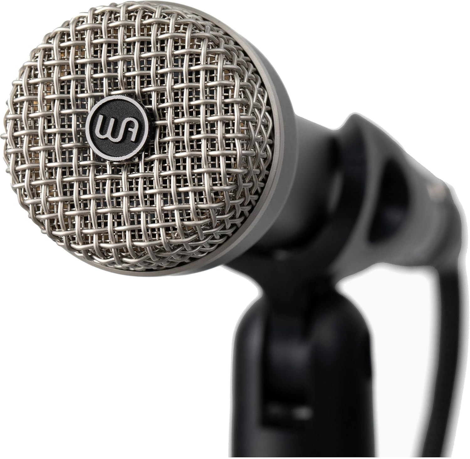 Warm Audio WA-19 Nickel Dynamic Studio Microphone with On-Stage Stands MS7701B Microphone Stand and 20' XLR Cable