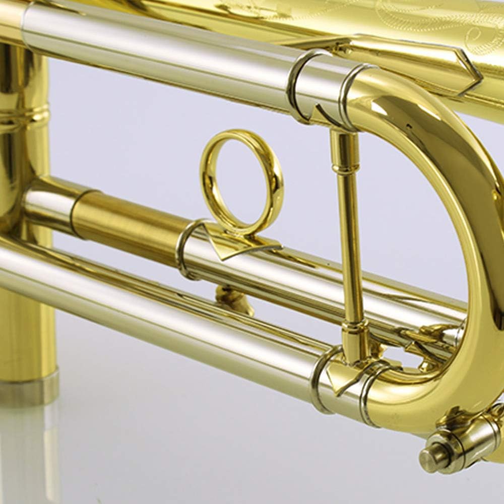 S50 beginner student level brass body gold lacquer Bb tone trumpet