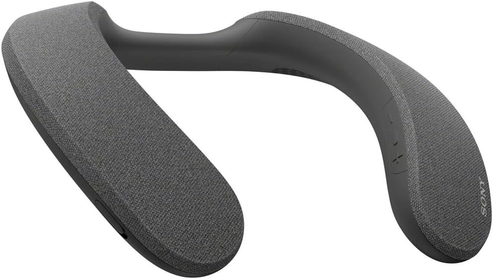 Sony SRS-NS7 Wireless Neckband Speaker with Bluetooth and Built-in Microphone (Renewed)