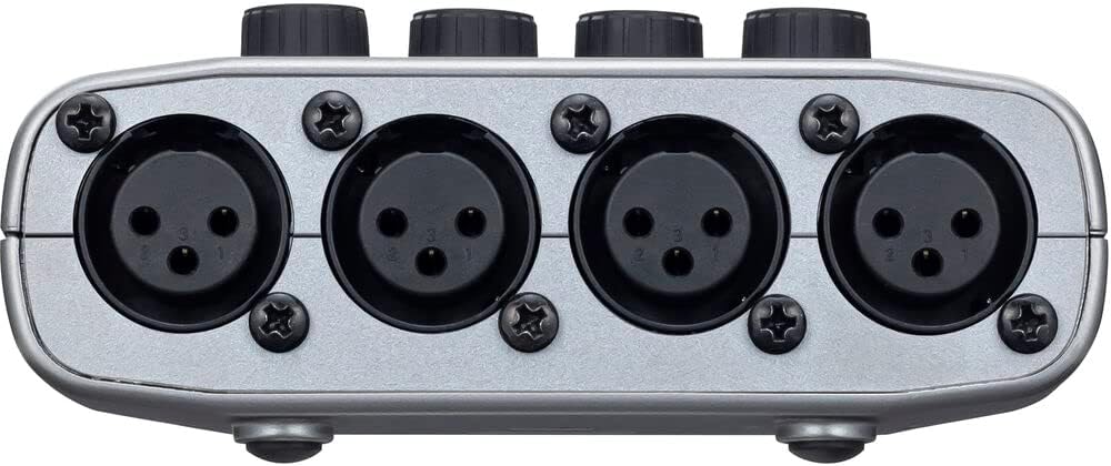 Zoom PodTrak P4 Portable Podcast Recorder with 4x AA Batteries, 32GB SD Card, USB-C to USB-C Cable and StreamEye Polishing Cloth