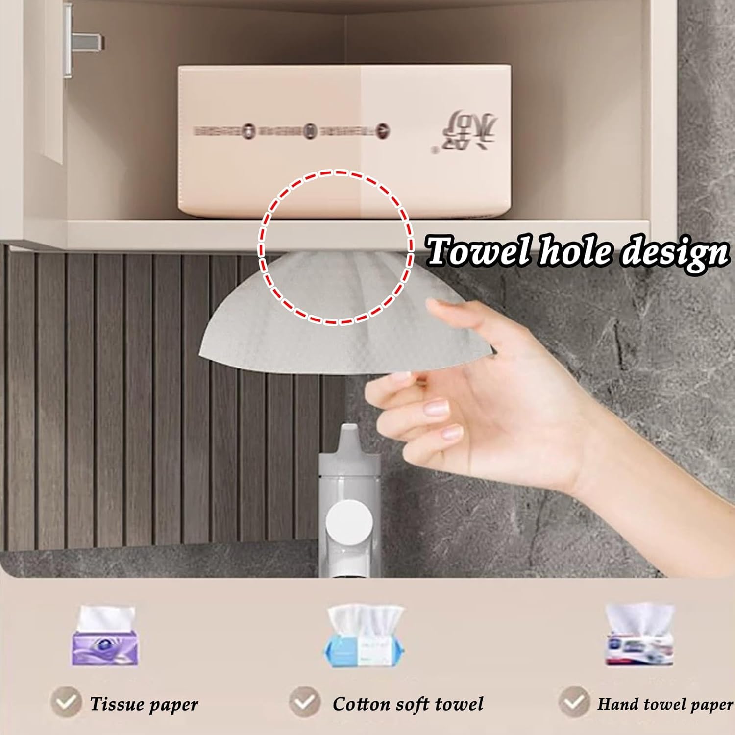 Bathroom Sink, Corner Bathroom Sink, Corner Wall Mount Bathroom Sink, Corner Ceramic Sink, Corner Bathroom Beige Vanity, Corner Balcony Sink with Storage Container(56cm/22in)