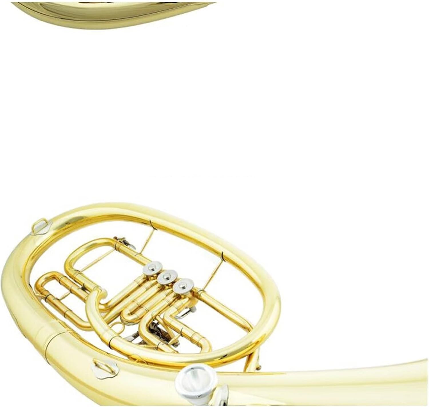 Beginner euphonium Tenor Horn Instrument B Flat Flat Key Trumpet Instrument Gold Lacquered Three Flat Key Instrument