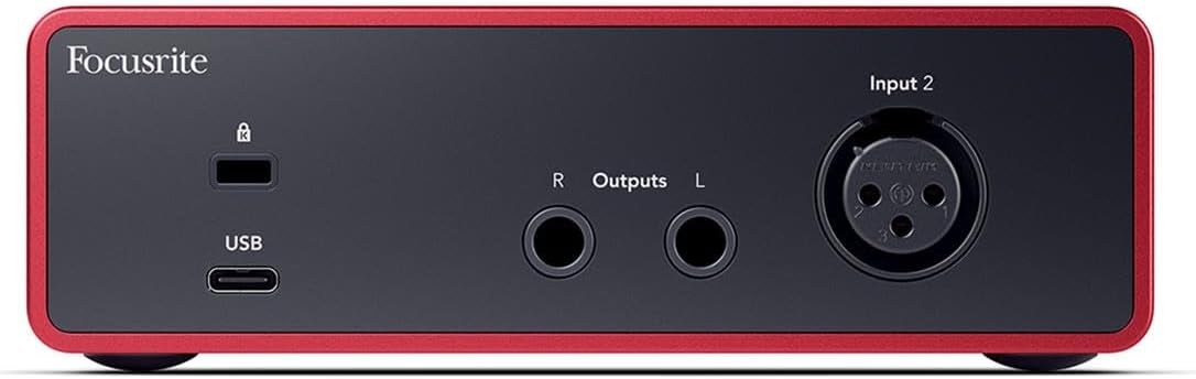 Focusrite Scarlett Solo 4rd Gen USB Audio Interface for PC + Slinger HD-1 Case Bundle, Pro Sound, Ultimate Protection