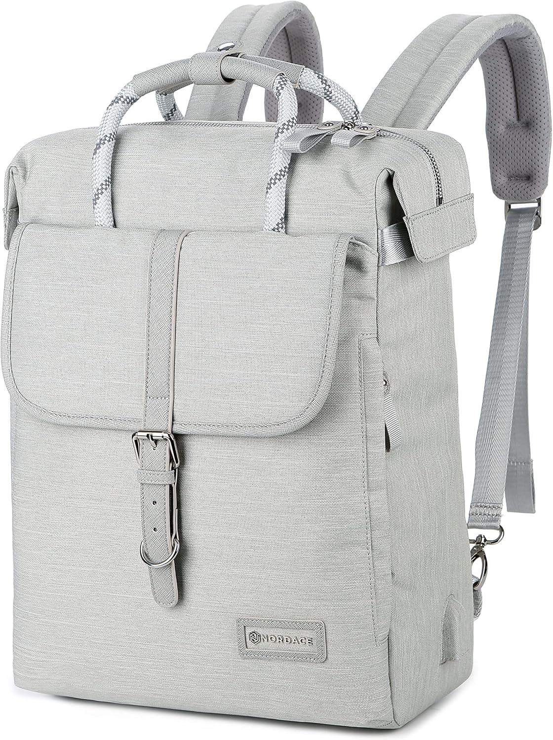 Nordace Comino Totepack with USB Charging Port, Water Resistant - Everyday Laptop Smart Backpack for Work, Business