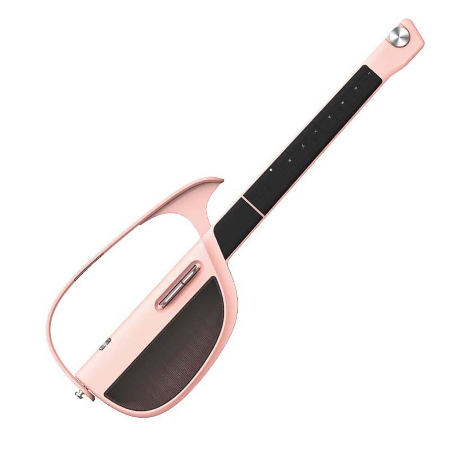 Smart, Stringless Automatic Gear for One Person Band Electric, Accompaniment Guitar with Built in Song Score Library (Rose)