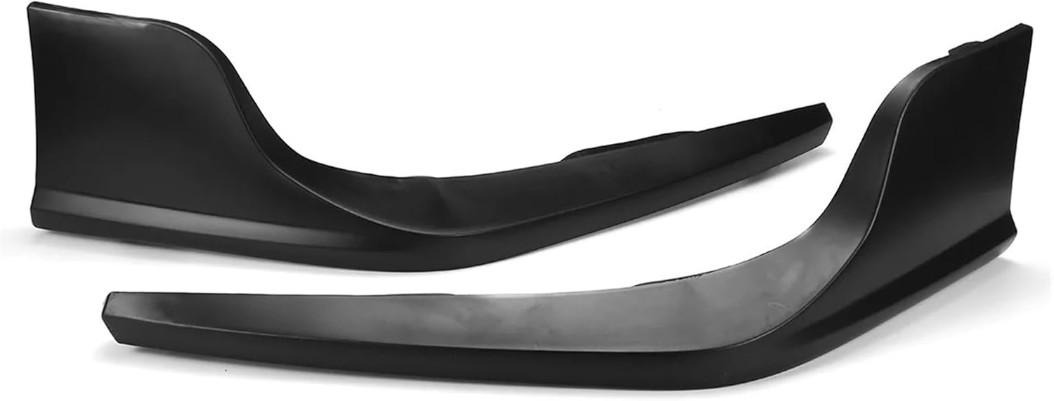 A Pair Car Front Bumper Lip Splitters Diffuser Spoiler Protection Guard Aprons, Compatible for Toyota Corolla S Models 2014 2015 2016