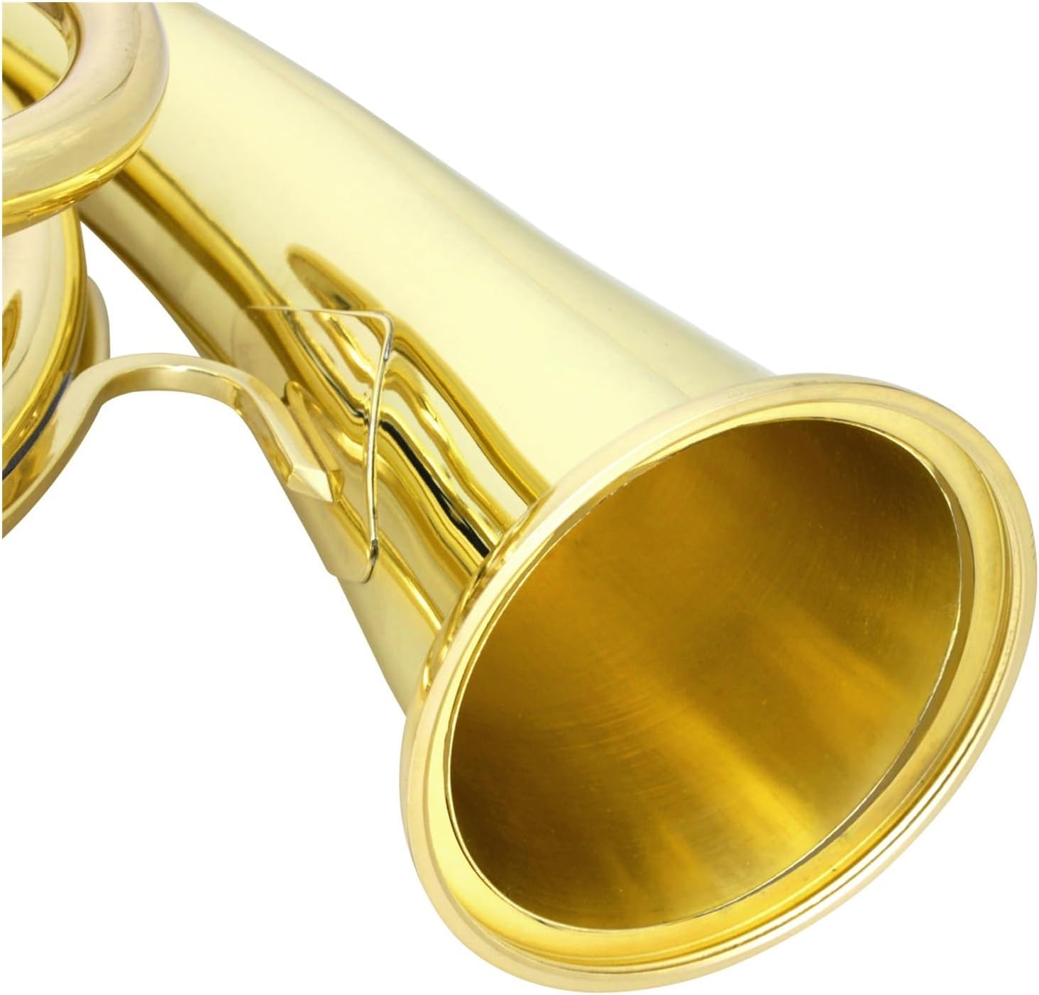 B flat 3 key French horn single row split brass instrument