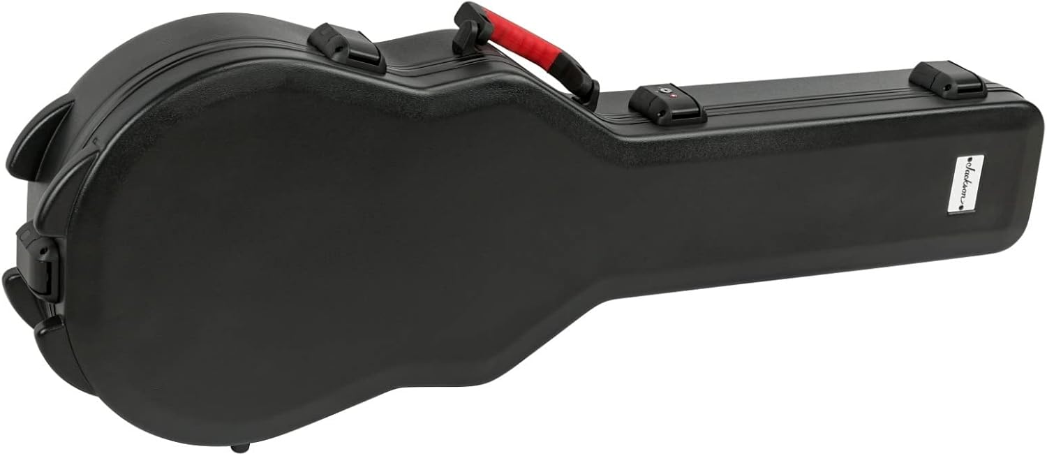 Jackson JS Series Monarkh SC JS22Q Electric Guitar (Transparent Purple Burst) Bundle with Jackson Monarkh Molded Case (2 Items)