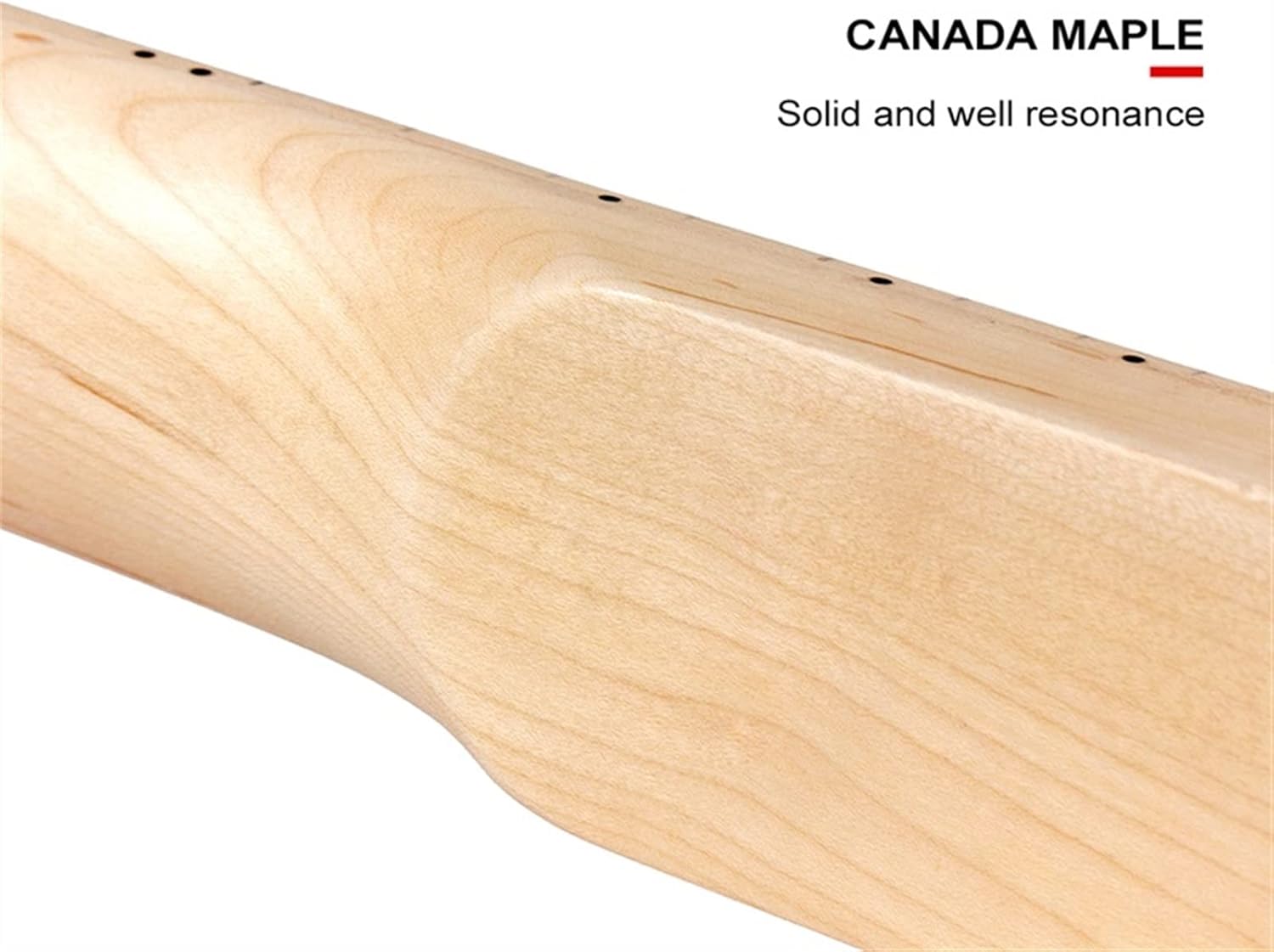 TSTS Electric Guitar Neck Paddle Head Rosewood On Maple 22 Frets Dot Inlay Unfinished Guitar ​Neck Replacement