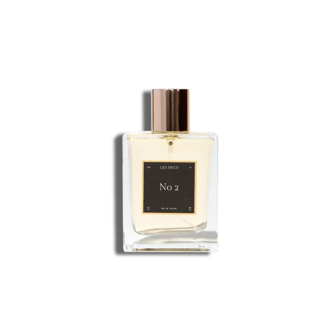 Les Deux No. 2 Peau d’Or Perfume - Unisex: Notes of Amber, Saffron, Sandalwood & Cedar (100 ML). Award winning fragrance for Men and Women, Luxury Fragrance, Long Lasting, Non-Toxic, Vegan