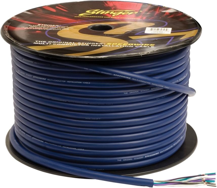 Stinger SGW992 9 Conductor Speedwire 250ft Roll, Blue