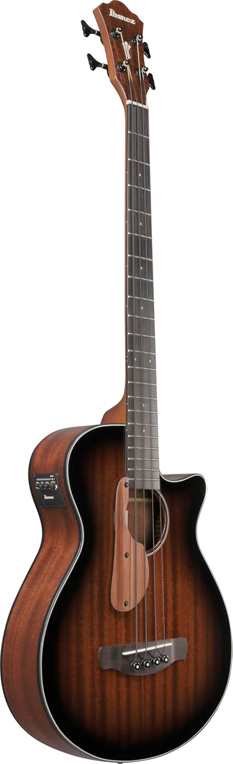 Ibanez AEGB24E AEG Acoustic-electric Bass Guitar - Mahogany Sunburst High Gloss
