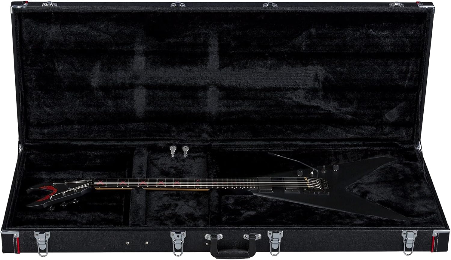 Dean Kerry King V Black Satin Electric Guitar with Case Black Satin