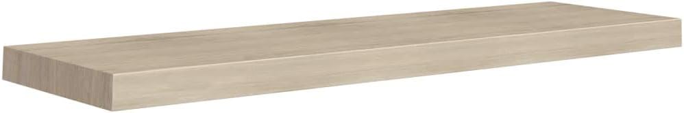 Floating Shelves,Wall Storage Shelves,Wall Mounted Shelf Organizer Unit Display Shelf,Invisible Mounting System,Awards,Book,Collectibles,Ornaments,4 pcs Oak 35.4