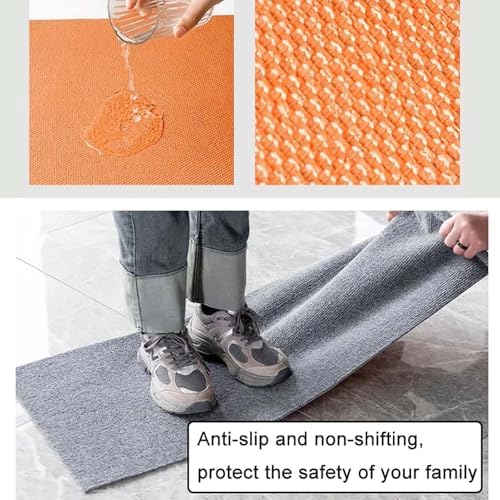 Soundproof Carpet Household Sound-Absorbing and Shock-Absorbing Pad Floor Thickening Fitness Piano Drum Noise Reduction Mat(Light Gray,120x200cm/47.2x78.7in)