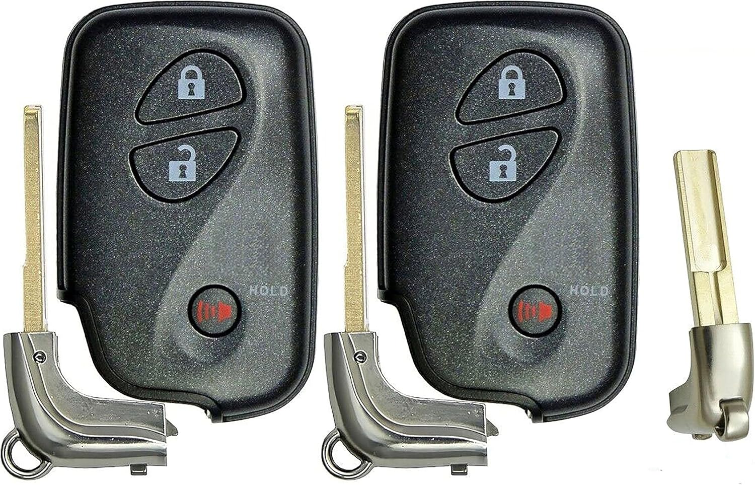2X New Replacement Proximity Key Fob Remote Compatible with & Fit for Lexus (Read Description) - MPN HYQ14ACX-NN-05
