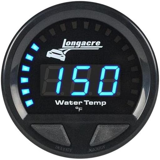 Longacre 52-46860 Digital Elite Waterproof Water Temp. Gauge