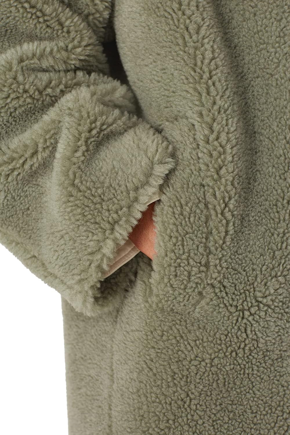 Stand Studio Rent the Runway Pre-Loved Maria Oversized Faux Fur Teddy