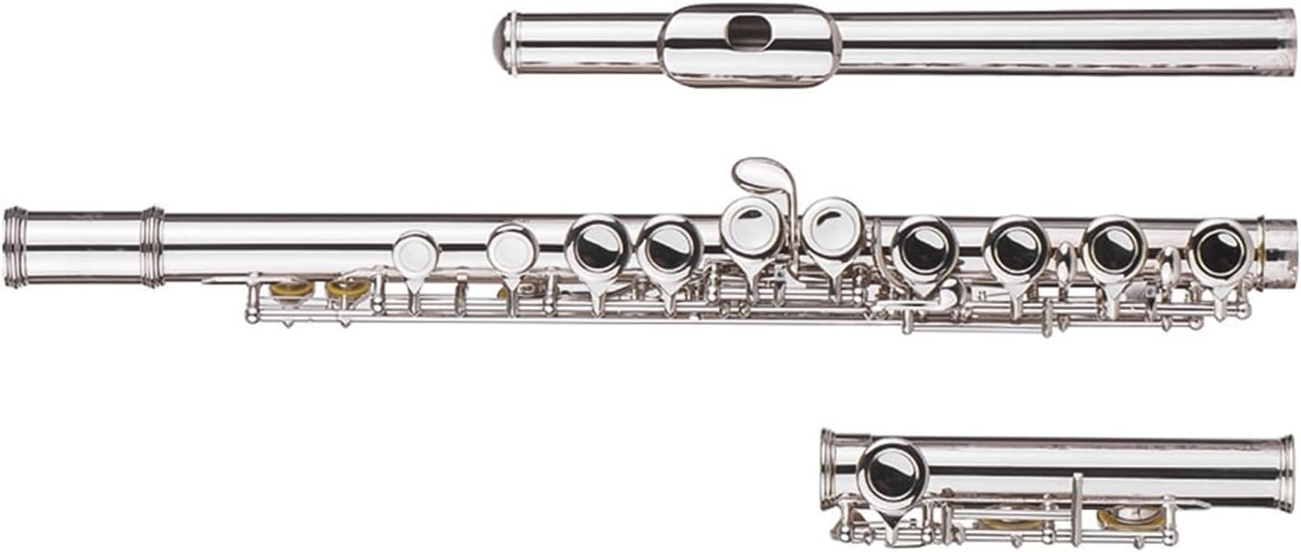 Flute 16 Hole Closed Hole Flute Flute in C Key Cupronickel Woodwind Flutes Musical Instruments