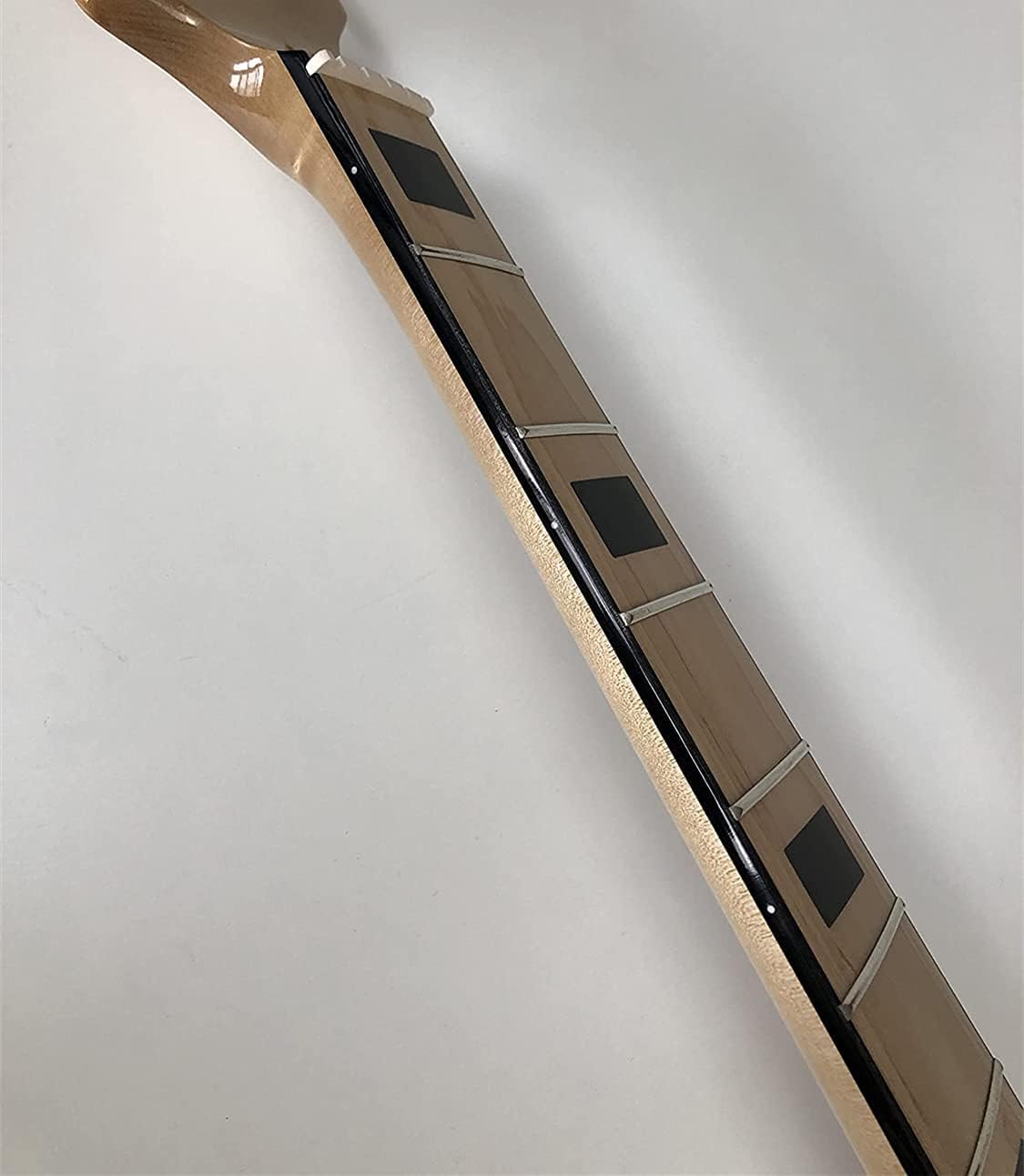 Gloss 5 String Electric bass guitar neck 20 fret 34 inches Maple fingerboard Black Block Inlay