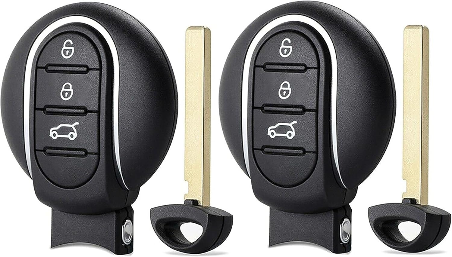 2X New Quality Replacement Proximity Key Fob Remote Compatible with & Fit for 2014-2018 Mini Cooper - MPN NBGIDGNG1-Mini-01