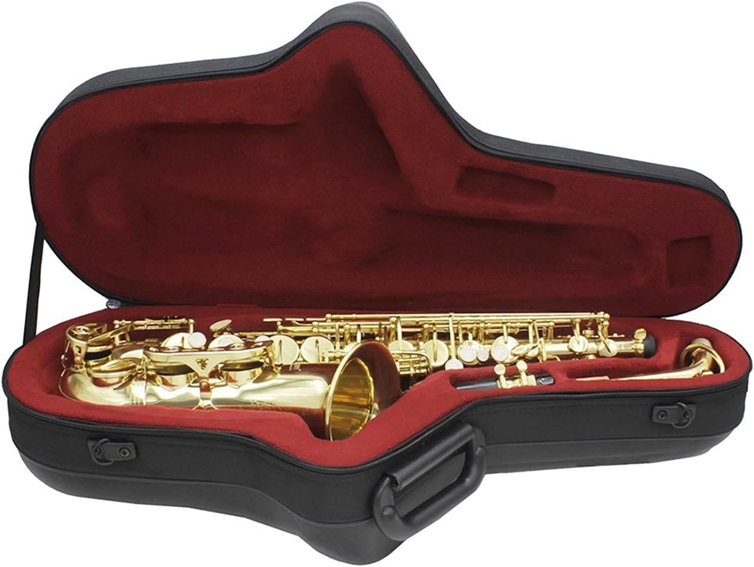 EB Alto Saxophone Lacquered Gold E- Flat Sax Brass Carved Pattern Woodwind Instrument with Case Accessories Student Saxophone (Color : Golden Sax)