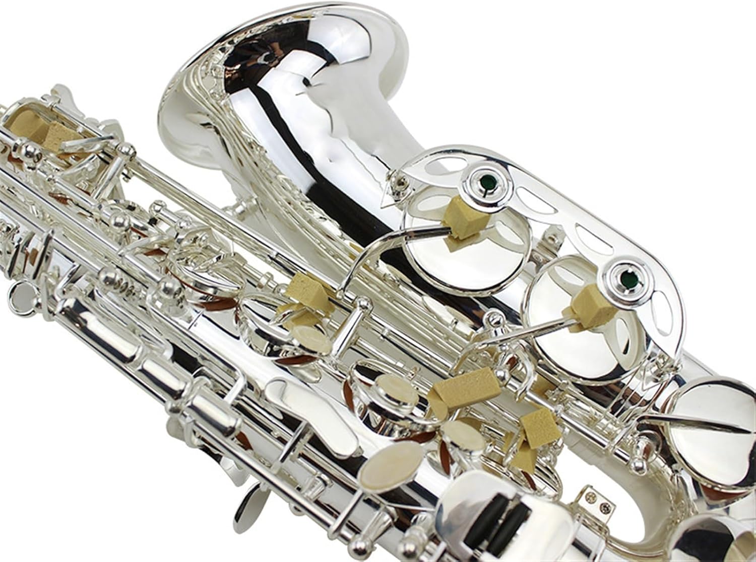 Silver-plated E-flat Alto Saxophone Wind Instrument For Beginners And Entry-level Professional Performance