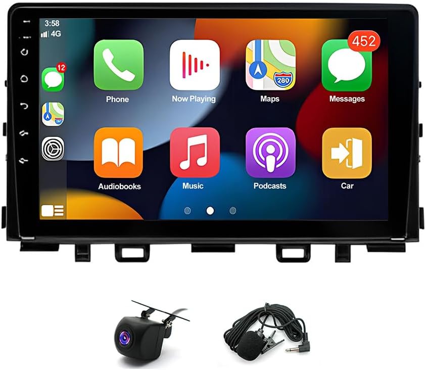 Android 13 Car Radio Compatible with Kia Rio 2018-20237, 2G+32G 9