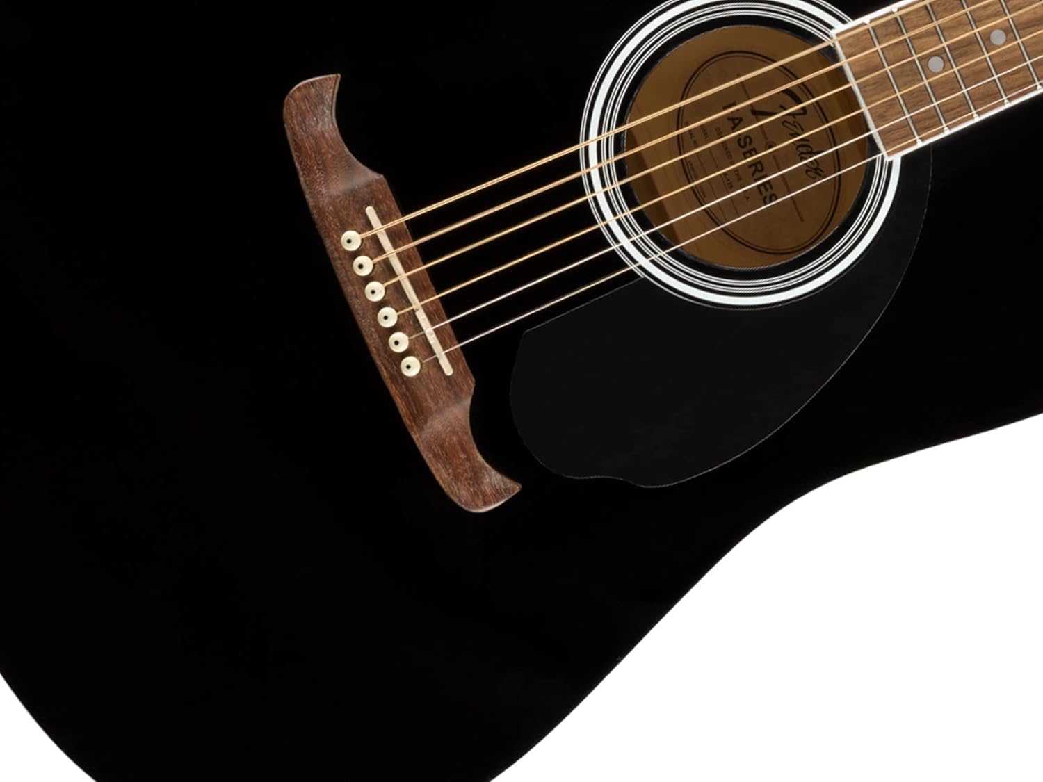 Fender FA-125 Dreadnought Guitar - Black Bundle with Gig Bag, Tuner, Strap, Strings, String Winder, Picks, and Austin Bazaar Instructional DVD