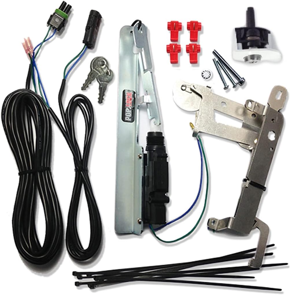 Pop & Lock – Smart Lock Combo Power Tailgate Lock for Honda Ridgeline, Fits 2005 to 2016 Models (Color White, PL8661)