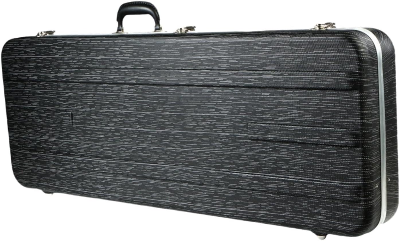 Electric Bass Case Hard Shell Shock Resistance, Waterproof Locking Latch with Handle, Sturdy Carrying, for Electric Guitar, S