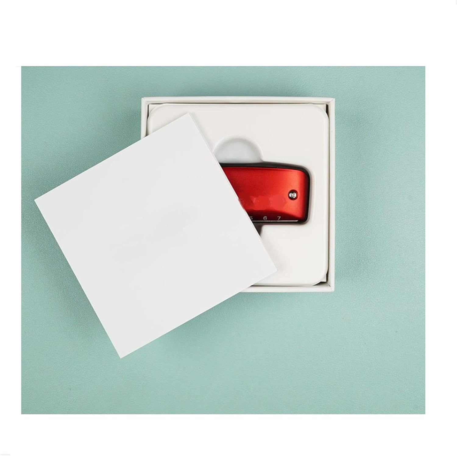 Harmonica 7 Hole Blues Harmonica Standard Minor Tuning Key of C D F G A Bb (Color : Standard D)