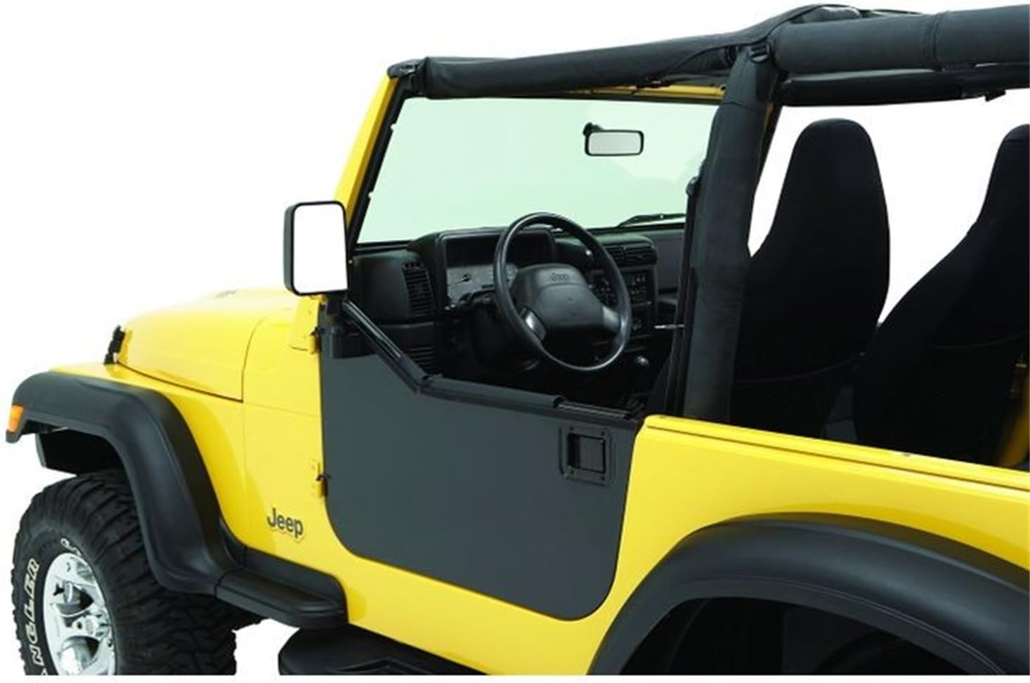Bestop Element Panels - Jeep '76-86 CJ7 / '87-95 Wrangler YJ / '97-06 Wrangler TJ (Black)