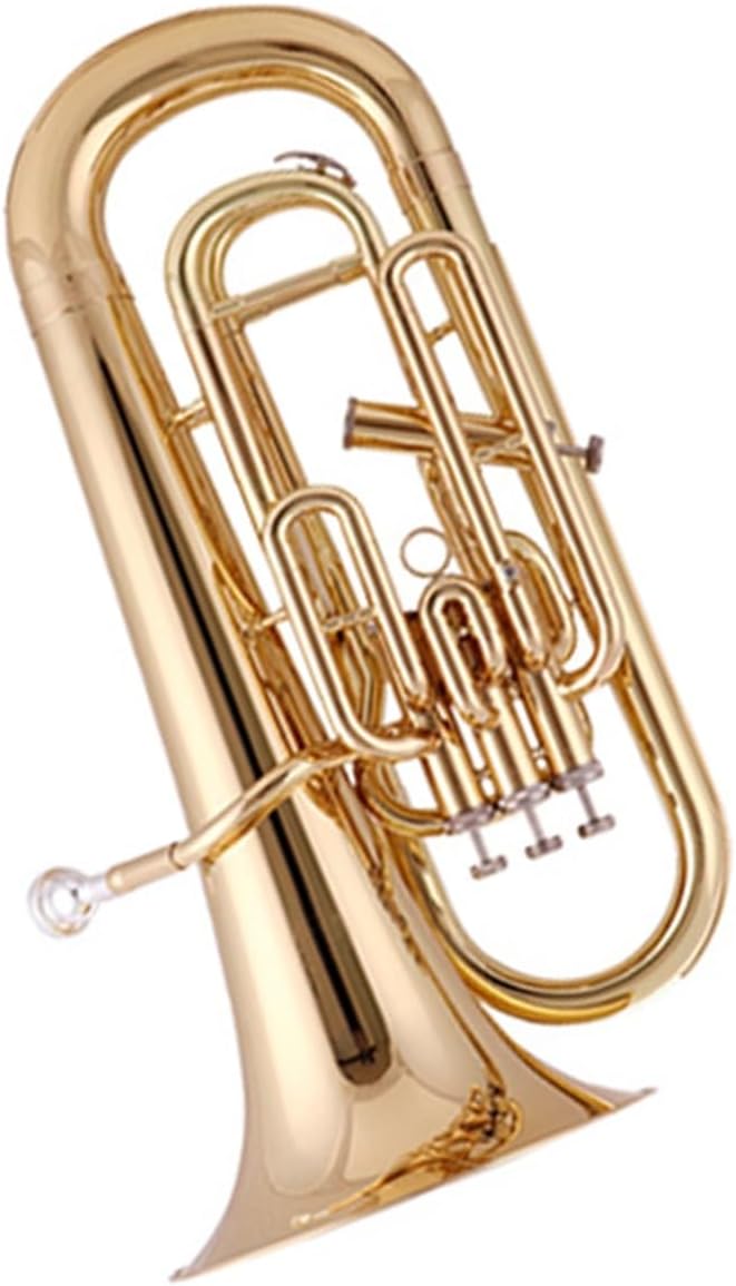Side Mounted Four Key Euphonium In B Flat Major Professional Tuba Performance Euphonium All-brass Instrument