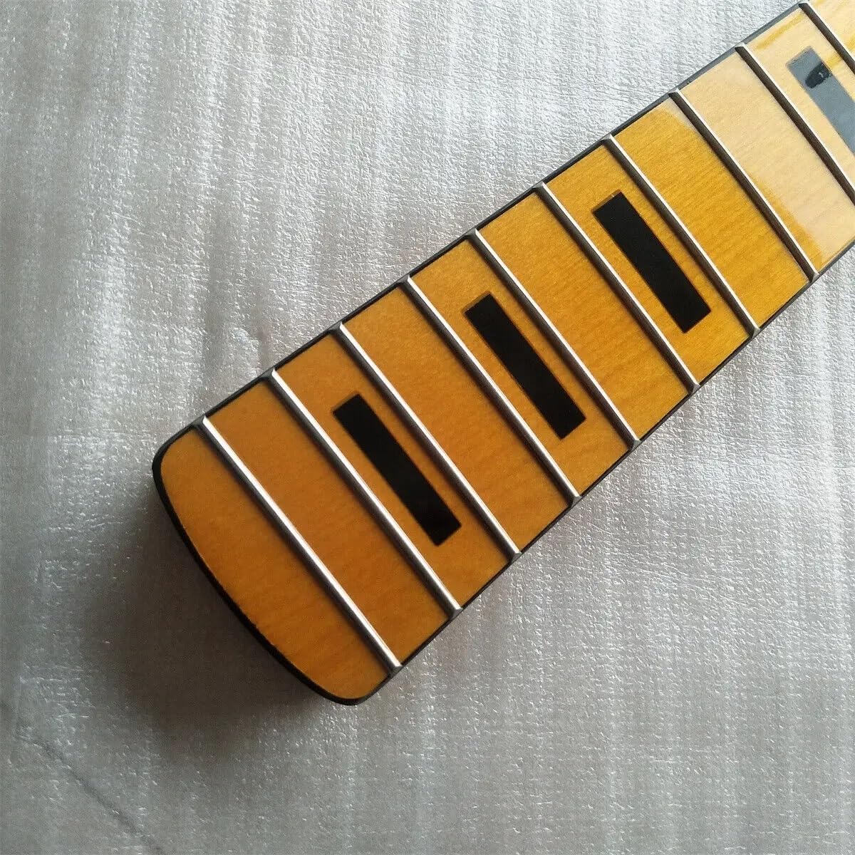 34 Inch JAZZ Bass Guitar Neck Maple 4 String 20 Fret Maple Fingerboard Yellow