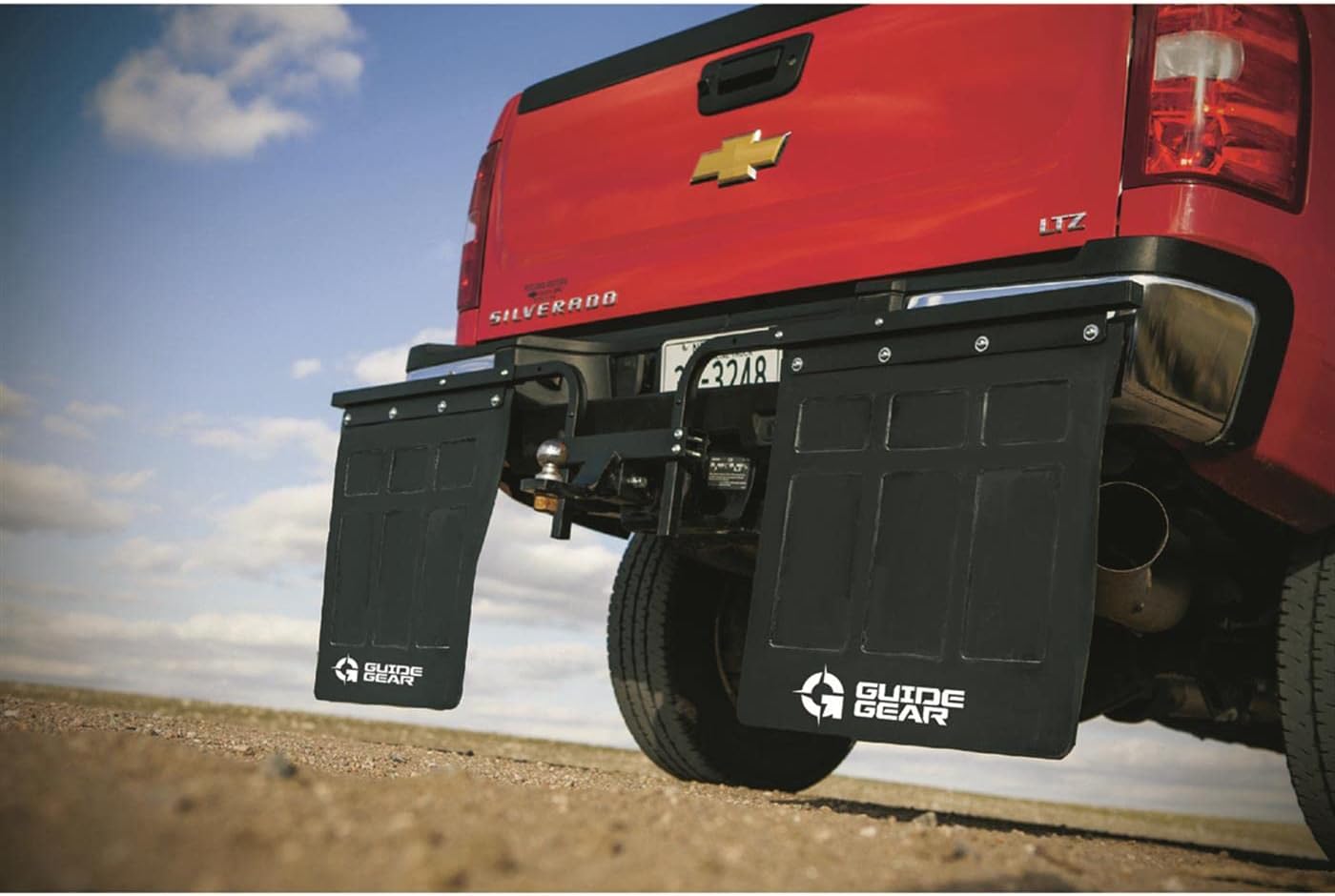 Guide Gear Hitch Mount Mudflaps, Hangers for Trucks, Rubber, Automotive Exterior Accessories