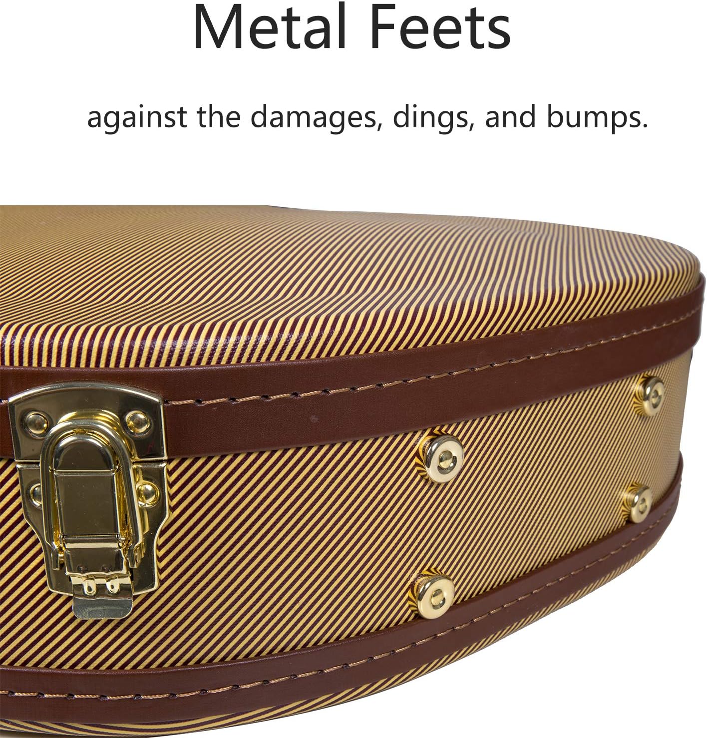 Crossrock Electric Guitar Case fits Telecaster and Stratocaster Style Guitars-Vinyl Tweed(CRW620STTW)