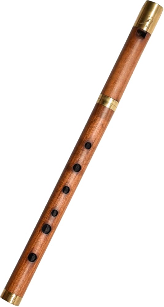 Wooden Whistle Key of Eb VEbC-01 Great Sound Hand Carved Stabilized Wood Flute Folk Wind Music Instrument Woodwind Handmade Brown