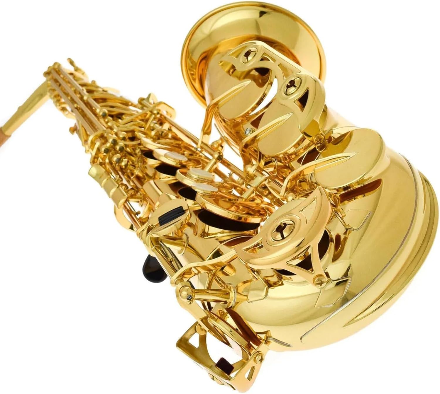 Woodwind Instruments Alto Saxophone Gold Lacquer Brass Plated Professional Musical Instrument With Case