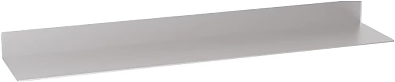 Carbon Steel Display Stands,Floating Shelves Wall Mounted,Illuminated Wall Shelf Built-in LED,Light Creative Metal Display Shelves for for Storage,60/80/100/120cm Length ( Color : Silver , Size : 120c