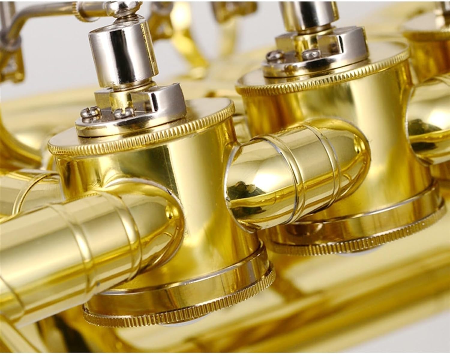 Beginner euphonium B-flat Euphonium Instrument Flat Four-key Small Tuba Flat Key Brass Tuba