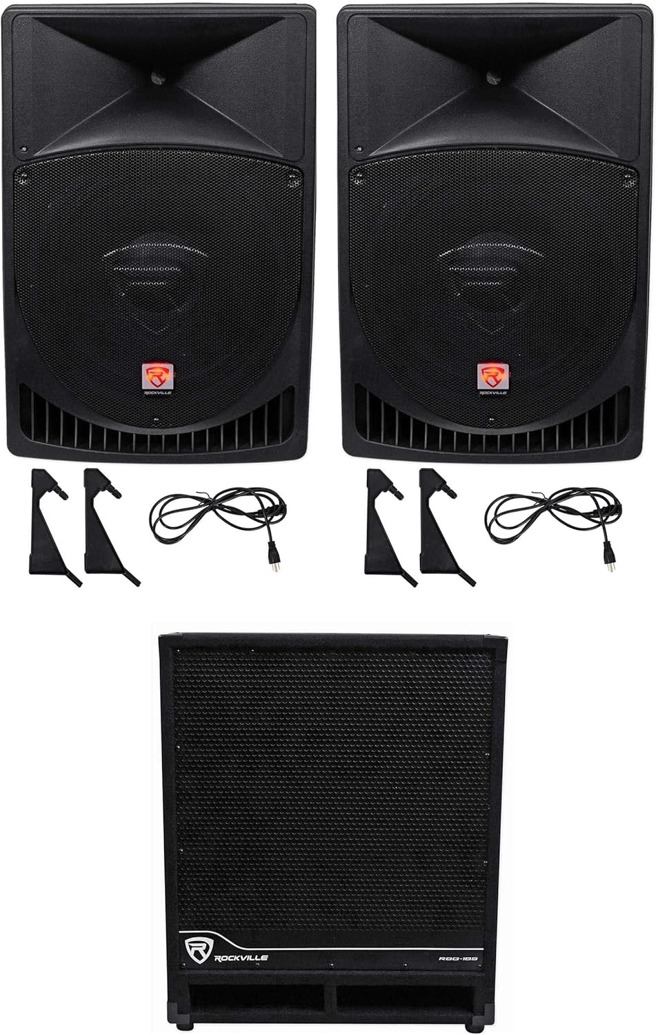 Rockville RPG15 Bundle: (2) 15