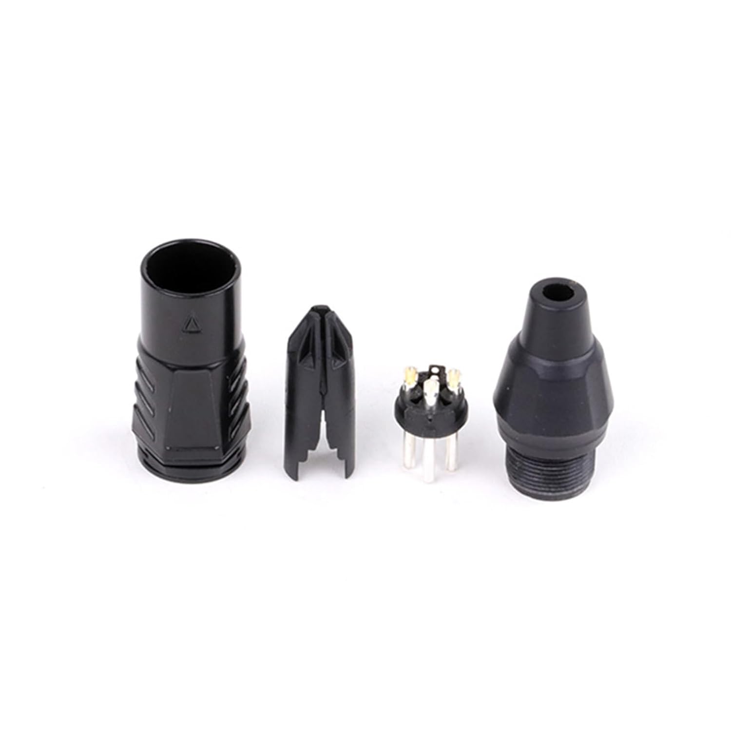 10Pcs XLR 3 Pin Male & Female MIC Audio Microphone Cable Connector Adapters Black (Color : 10xD1034F)