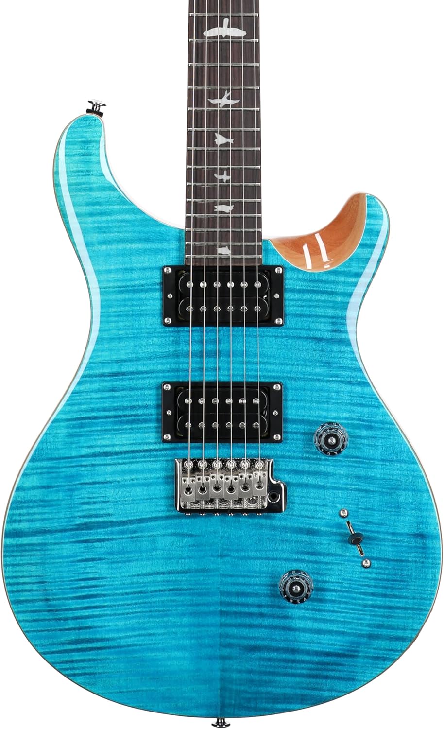 PRS SE Custom 24 Exclusive, Blue Matteo Natural Back