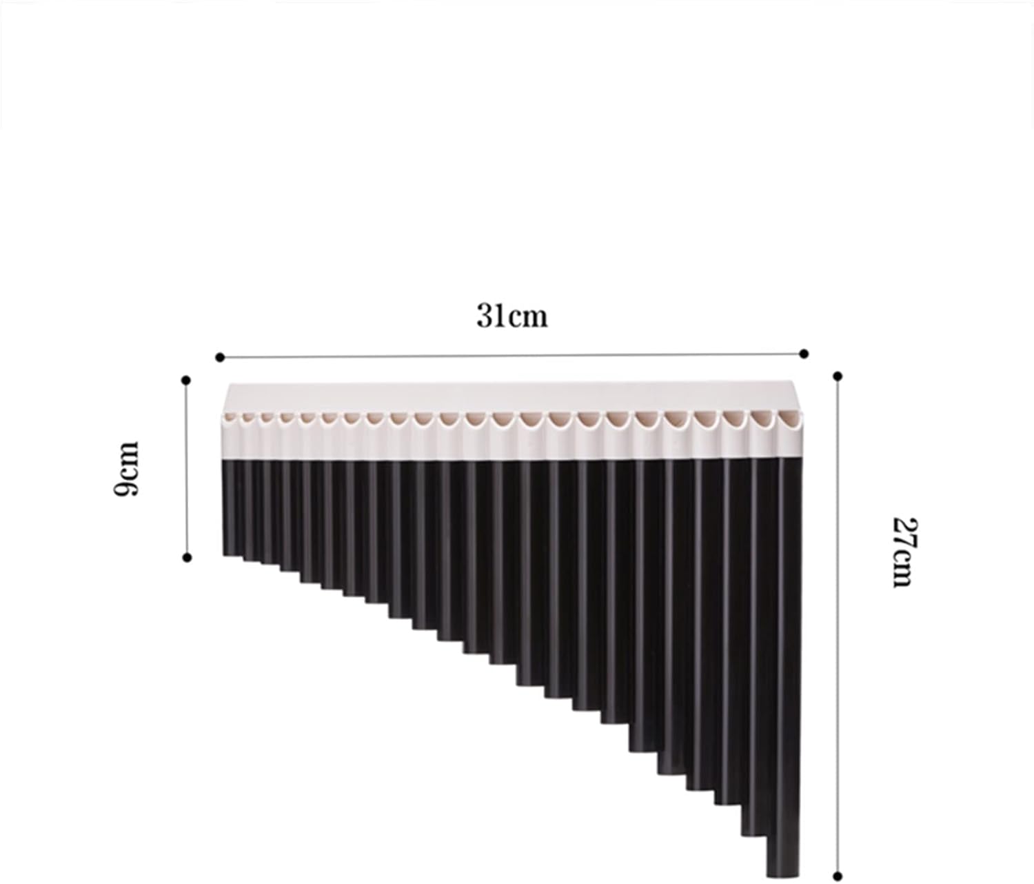PanPipes Woodwind Instrument 23-Pipe Curved Pan Flute Student National Musical Instrument Pan Flute